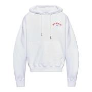 Sweatshirt met logo Off White , White , Heren