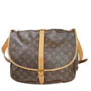 Pre-owned Canvas louis-vuitton-bags Louis Vuitton Vintage , Brown , Da...