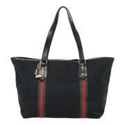 Pre-owned Canvas gucci-bags Gucci Vintage , Black , Dames