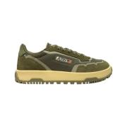 Groene canvas golfsneakers revolutioneren stedelijke stijl Autry , Gre...