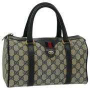 Pre-owned Leather gucci-bags Gucci Vintage , Blue , Dames