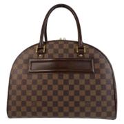 Pre-owned Canvas handbags Louis Vuitton Vintage , Brown , Dames