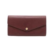 Pre-owned Canvas wallets Louis Vuitton Vintage , Red , Dames