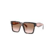 PR 24Zs 23A0A6 Sunglasses Prada , Brown , Dames