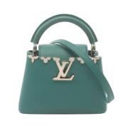 Pre-owned Leather louis-vuitton-bags Louis Vuitton Vintage , Green , D...