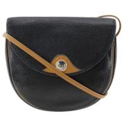 Pre-owned Leather crossbody-bags Dior Vintage , Black , Dames