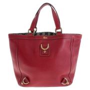 Pre-owned Canvas totes Gucci Vintage , Red , Dames