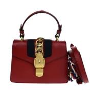 Pre-owned Leather gucci-bags Gucci Vintage , Red , Dames