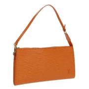 Pre-owned Leather louis-vuitton-bags Louis Vuitton Vintage , Orange , ...