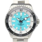 Pre-owned Glass watches Breitling Pre-owned , Blue , Heren