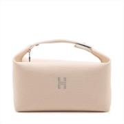 Pre-owned Canvas handbags Hermès Vintage , Beige , Dames