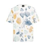 Bloemenprint Crew Neck T-shirt Paul Smith , Multicolor , Heren