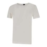 Wit Stretch Katoenen T-shirts Set Hugo Boss , White , Heren