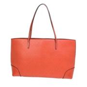 Pre-owned Leather gucci-bags Gucci Vintage , Orange , Dames