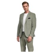 Stijlvolle Blazer voor Mannen Zuitable , Green , Heren