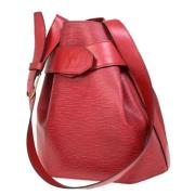 Pre-owned Leather louis-vuitton-bags Louis Vuitton Vintage , Red , Dam...