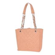 Pre-owned Leather chanel-bags Chanel Vintage , Pink , Dames