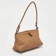 Pre-owned Leather shoulder-bags Bottega Veneta Vintage , Brown , Dames