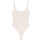 Zilveren Wolk Bodysuit Vierkante Hals Entire Studios , Beige , Dames