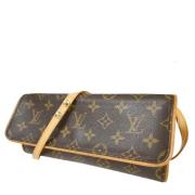 Pre-owned Canvas louis-vuitton-bags Louis Vuitton Vintage , Brown , Da...