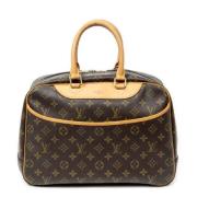 Pre-owned Canvas handbags Louis Vuitton Vintage , Brown , Dames