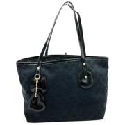 Pre-owned Canvas gucci-bags Gucci Vintage , Black , Dames