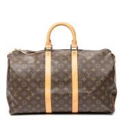 Pre-owned Canvas travel-bags Louis Vuitton Vintage , Brown , Dames