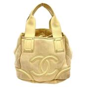 Pre-owned Suede chanel-bags Chanel Vintage , Beige , Dames