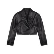 Imitatie leren bikerjack Alix The Label , Black , Dames