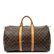 Pre-owned Canvas travel-bags Louis Vuitton Vintage , Brown , Dames