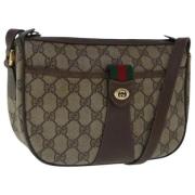 Pre-owned Leather gucci-bags Gucci Vintage , Beige , Dames