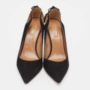 Pre-owned Suede heels Aquazzura Pre-owned , Black , Dames