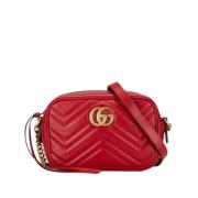 Pre-owned Leather gucci-bags Gucci Vintage , Red , Dames