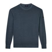 Grijze Crew Neck Sweater Paul & Shark , Blue , Heren