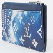 Pre-owned Canvas wallets Louis Vuitton Vintage , Blue , Dames