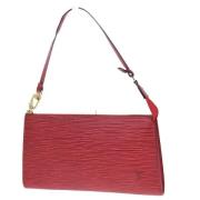 Pre-owned Leather louis-vuitton-bags Louis Vuitton Vintage , Red , Dam...