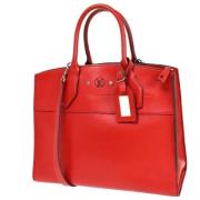 Pre-owned Leather louis-vuitton-bags Louis Vuitton Vintage , Red , Dam...