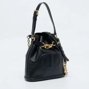 Pre-owned Leather dior-bags Dior Vintage , Black , Dames