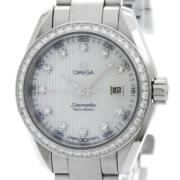 Pre-owned Stainless Steel watches Omega Vintage , White , Heren