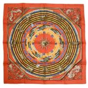 Pre-owned Silk scarves Hermès Vintage , Multicolor , Dames