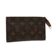 Pre-owned Canvas pouches Louis Vuitton Vintage , Brown , Dames