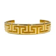 Pre-owned Metal bracelets Versace Pre-owned , Yellow , Dames