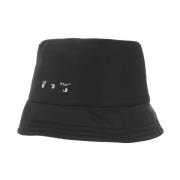 Stijlvolle Bucket Hat Off White , Black , Unisex