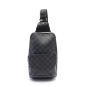 Pre-owned Canvas louis-vuitton-bags Louis Vuitton Vintage , Black , Da...