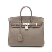 Pre-owned Leather handbags Hermès Vintage , Brown , Dames