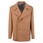 Stijlvolle Pea Coat Jas Etro , Brown , Heren