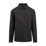 Ripstop Overshirt Heren Zwart Cruyff , Black , Heren