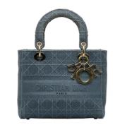 Pre-owned Canvas handbags Dior Vintage , Blue , Dames