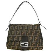 Pre-owned Canvas fendi-bags Fendi Vintage , Brown , Dames