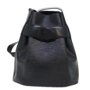 Pre-owned Leather louis-vuitton-bags Louis Vuitton Vintage , Black , D...